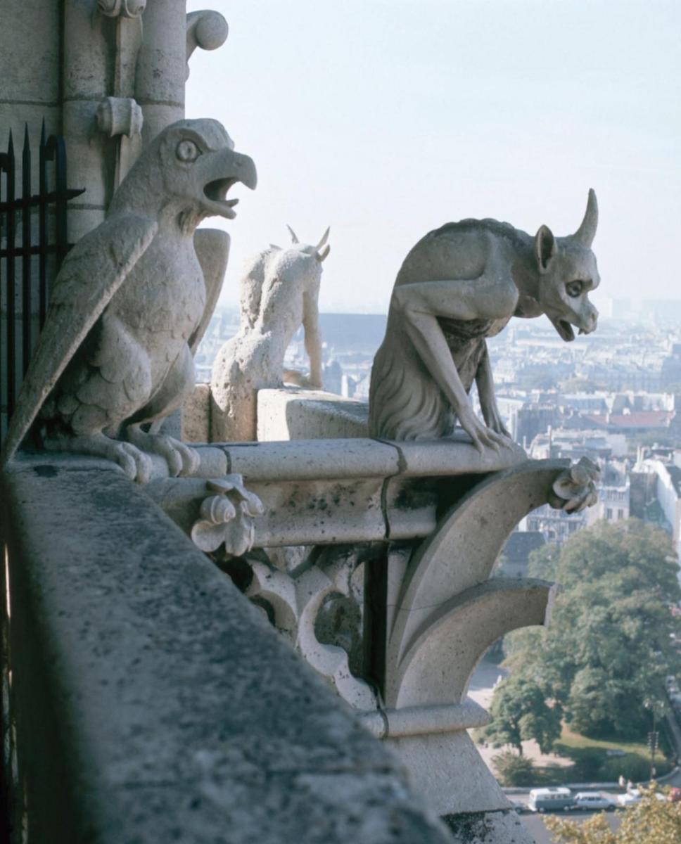 download gargoyles on a church