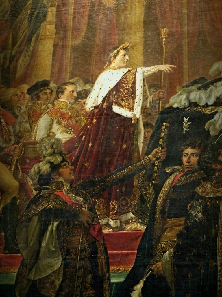 The Army takes an Oath to the Emperor after the Distribution of Eagles by Jacques-Louis David 1810. Palace of Versailles