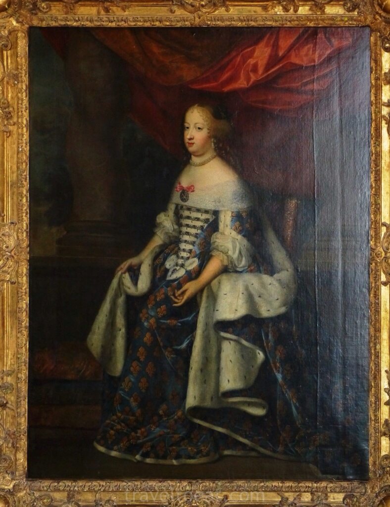 Marie-Thérèse of Austria, queen consort of France as wife of Louis XIV, by Henri and Charles Beaubrun. Grand Trianon, Versailles