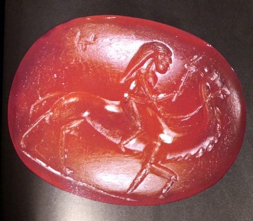 Translucent Carnelian Oval Seal, South Arabia. British Museum, London