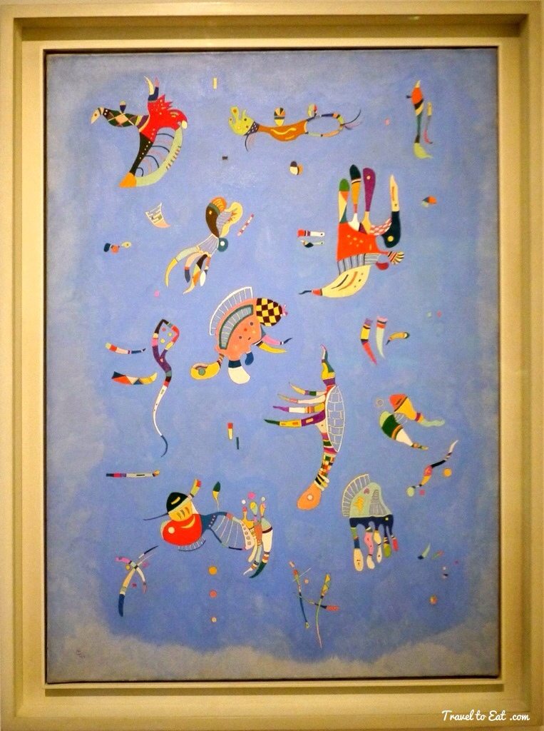Blue de ciel by Vassily Kandinsky 1940. Musée National d'Art Moderne. Centre Georges Pompidou, Paris