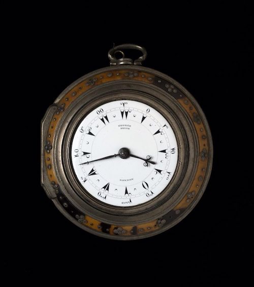 Triple Cased Verge Watch for the Turkish Market with Stylized Arabic Numbers by George Prior 1794. British Museum, London