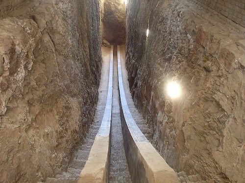 40 Meter Fakhri Sextant Observatory built by Ulugh Beg in Samarkand 15th Century. Wikipedia