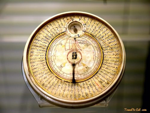 Sundial, Compass and Quibla Indicator by Bayrām Ibn Ilyās 1582-1583. British Museum, London