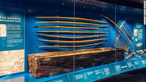 Longbows and Arrows from the Mary Rose 1545