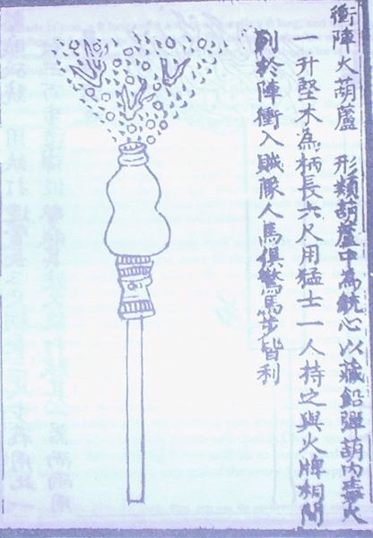 Fire Lance of the Sung Dynasty 1132. Wikipedia