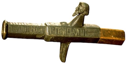 The Mörkö Handgonne mid 1300's. National Historical Museum, Stockholm