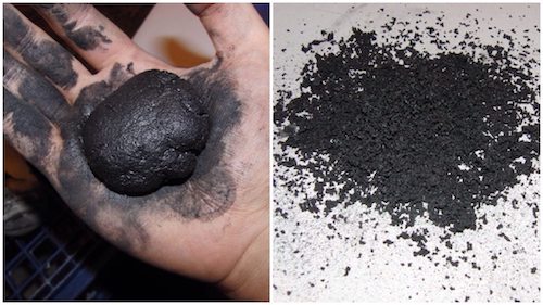 Corned Gunpowder Made by Wet Grinding