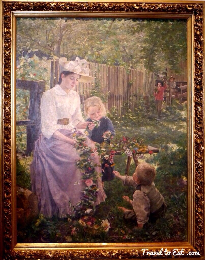 L'Été by Ivana Koblca 1889-1890. Gallerie National de Slovénia, Ljubljana, Slovenia. Slovenian Impressionists 1880-1920. Petit Palais, Paris