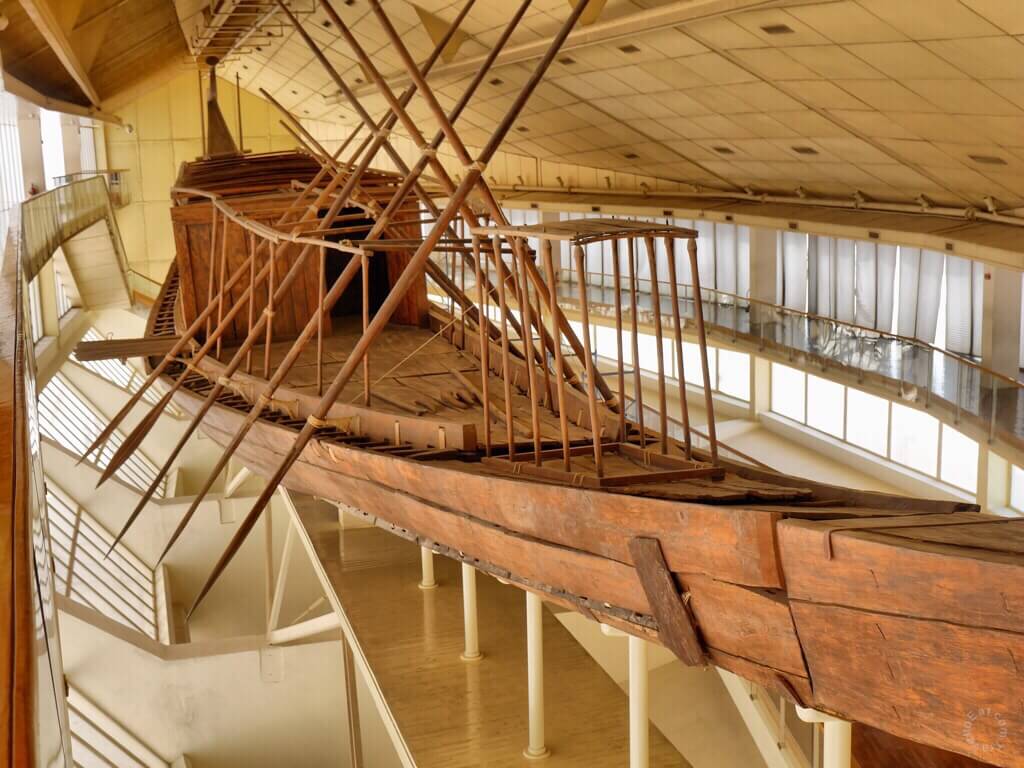 Khufu Ship at the Giza Pyramids