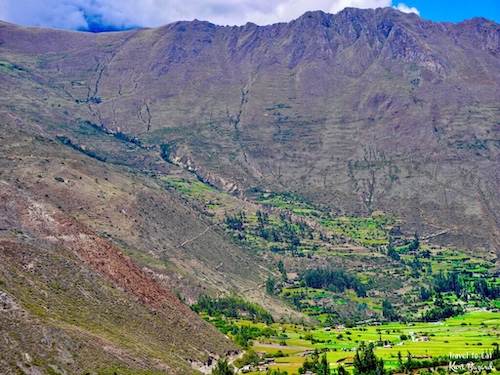 Quarry for Temple Hill. Ollantaytambo Peru