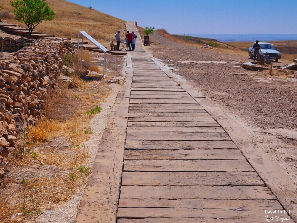 Walking Trail Approach to Göbekli Tepe Turkey