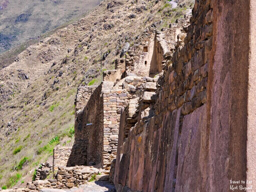Fortifications of the Ollantaytambo Fortress, Peru