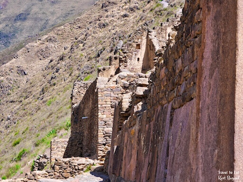 Fortifications of the Ollantaytambo Fortress, Peru