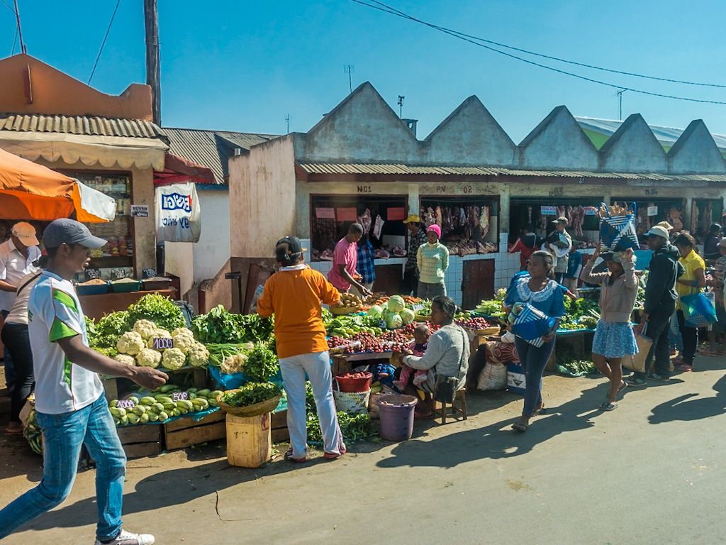 Commerce in Antananarivo Madagascar