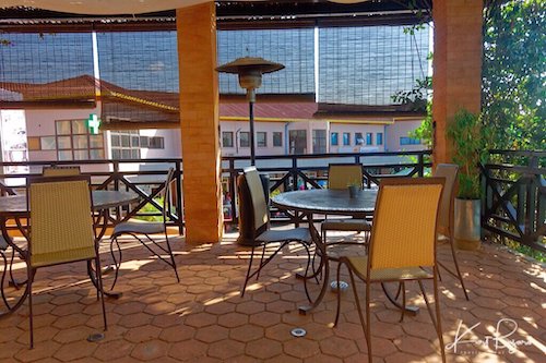 Veranda of the Hotel Tamboho Antananarivo Madagascar