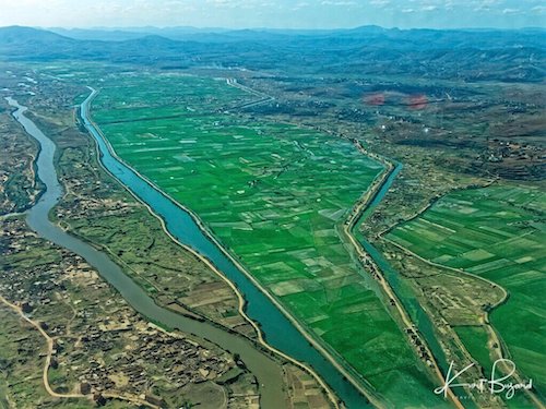 Rice Fields of Antananarivo Madagascar