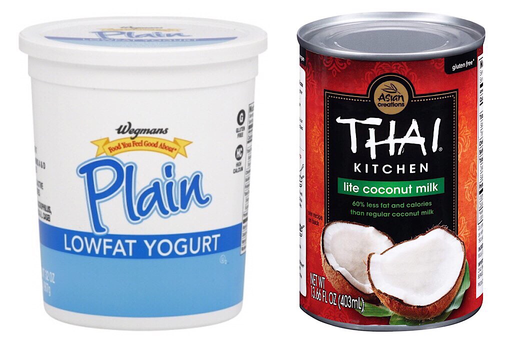 Low Fat Yoghurt vs Coconut Milk