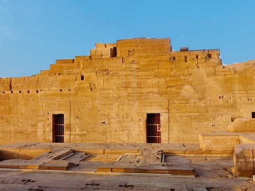 Pools for Sacred Crocodiles at Kom Ombu Temple in Egypt