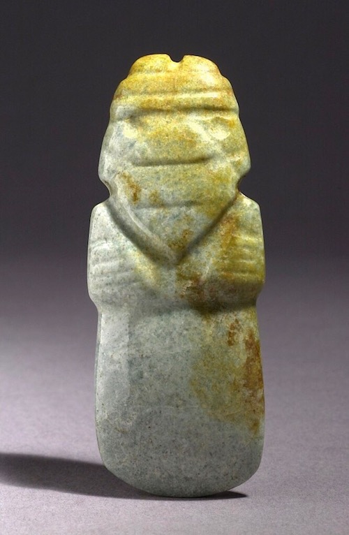 Jadeite Figural Bird Celt Pendant. Greater Nicoya (500 BCE-300 CE). Denver Art Museum