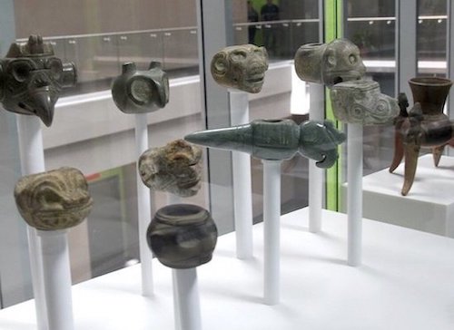 Stone Mace Heads. Jade Museum, San Juan, Costa Rica