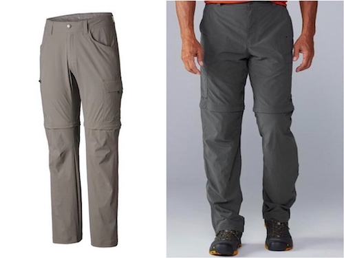 Columbia Silver Ridge II Stretch Convertible Pant in Nylon (left) REI Co-op Sahara Convertible Pants (right)